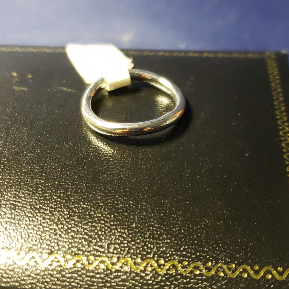 Sterling Silver Stackable Band Ring - Picture 3 of 3